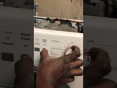 Lave linge Bosch série 4 Code erreur E:21 Comment Réinstaller