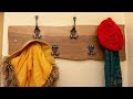 Diy coat hanger using plywood and veneer