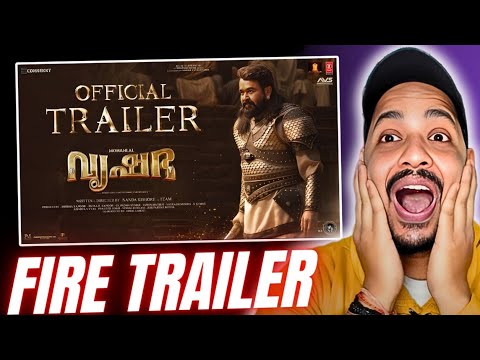 Vrusshabha Malayalam Trailer Reaction | Mohanlal | Naandda Kishore 