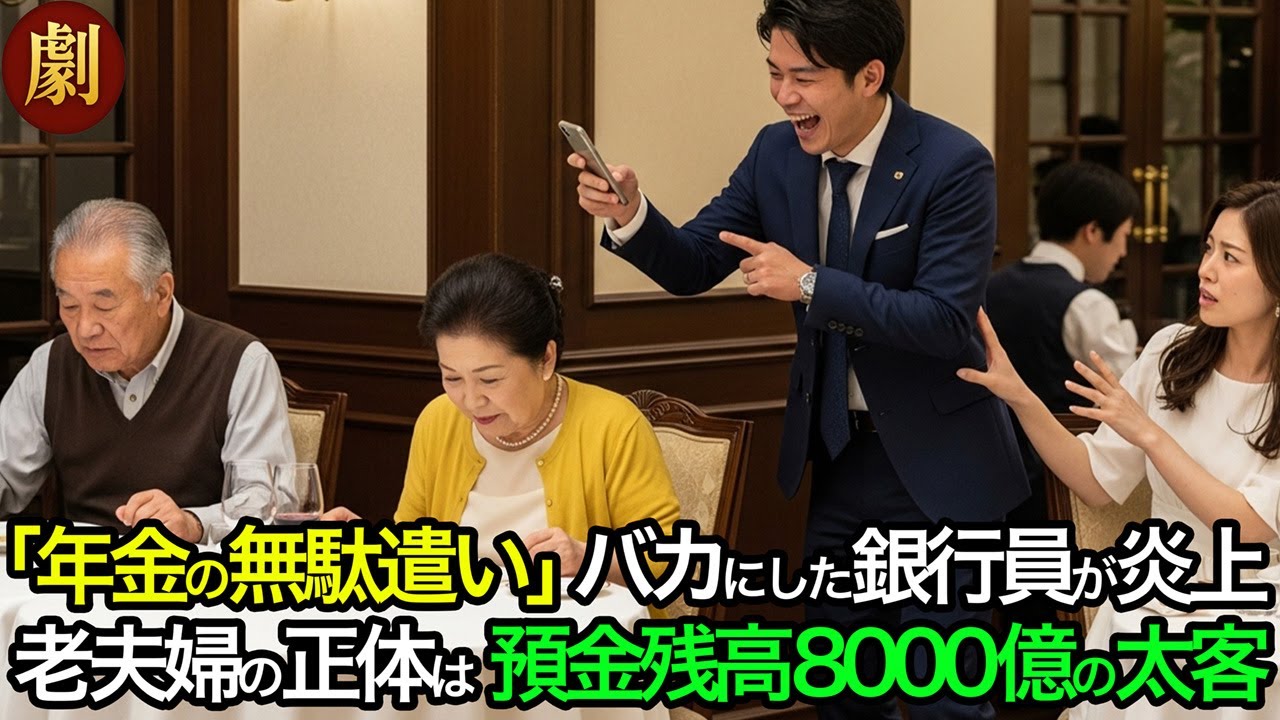 「冥土の土産にミシュランw」高級レストランで銀行員に盗撮された老夫婦…だが、老夫婦の
