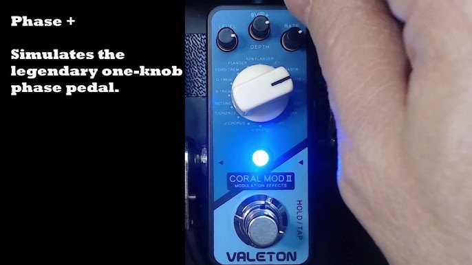Valeton Coral Mdr Digital Chorus Modulation Delay Reverb Multi Effects  Pedal De Guitarra : : Instrumentos Musicais