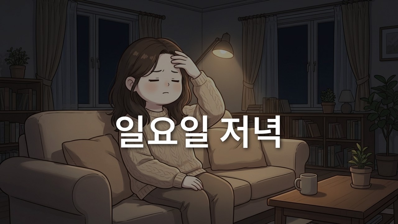 월요일보다 일요일 저녁이 더 힘든 진짜 이유