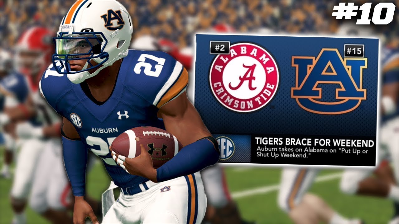 The Iron Bowl vs Alabama! NCAA 14 RB Road to Glory