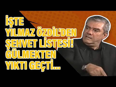 İşte Yılmaz Özdil'den şehvet listesi! Gülmekten yıktı geçti...