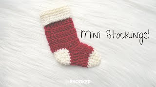 How to Crochet Mini Stockings