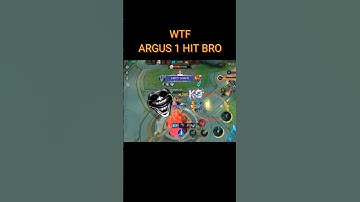 ARGUS 1 HIT DAMAGE BRO || ARGUS BEST BRO #ARGUS #Shorts #MLBB #mobilelegends