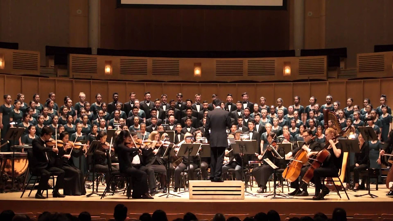 Choir Performance 2015 Let Their Celestial Concerts Unite