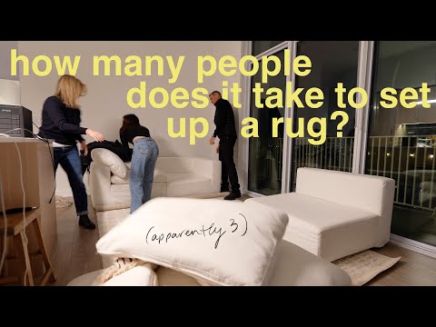 HOME VLOG! Furniture delivery!! Living room is coming together (slowly)!