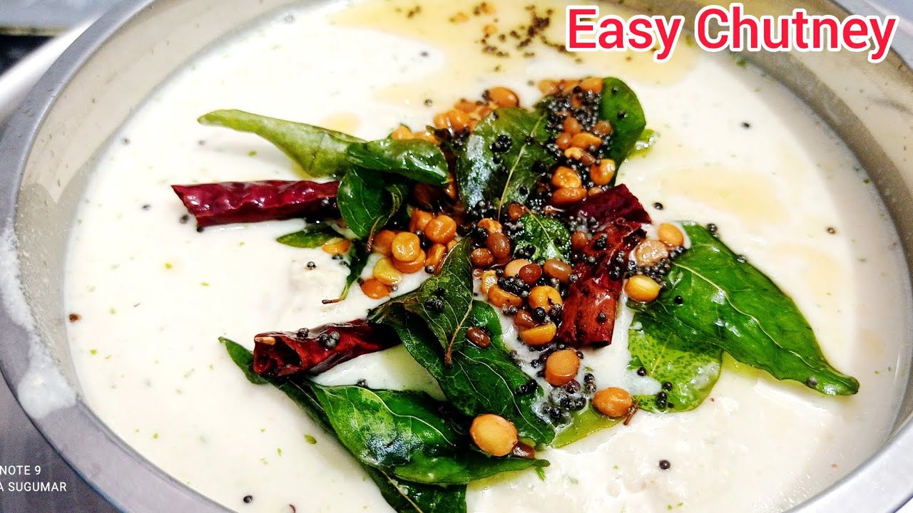 No Coconut Chutney தேங்காய் இல்லாத சட்னி Side Dish for Idli Dosa