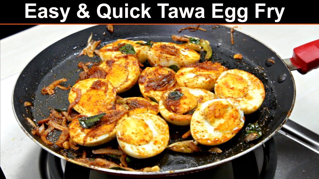 Quick Tawa Egg Fry | तवा अंडा फ्राई | Egg Roast Recipe | Egg recipes | KabitasKitchen | Kabita Singh | Kabita