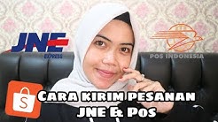 CARA KIRIM PESANAN MELALUI JNE & POS | Epin Maulani - Durasi: 10.09. 