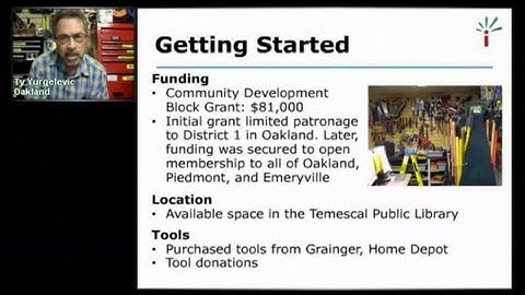 Webinar Recording: How to Start a Tool Library in Your Community
