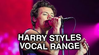 Harry Styles - Live Vocal Range & Analysis (F2 - F5)