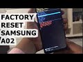 FACTORY RESET SAMSUNG A02 ANDROID 10 RESTABLECER A FABRICA SAMSUNG A02