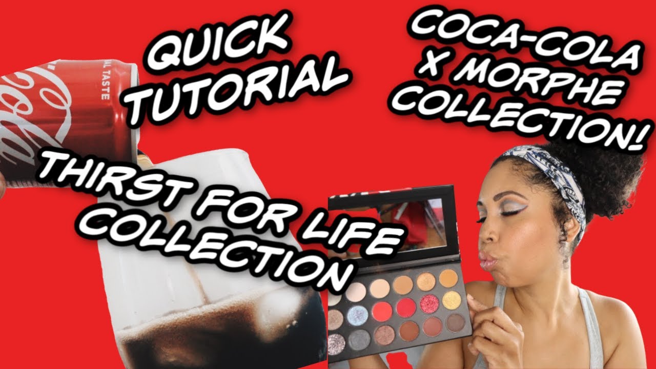 Quick Coca Cola x Morphe Collection Eyeshadow Tutorial