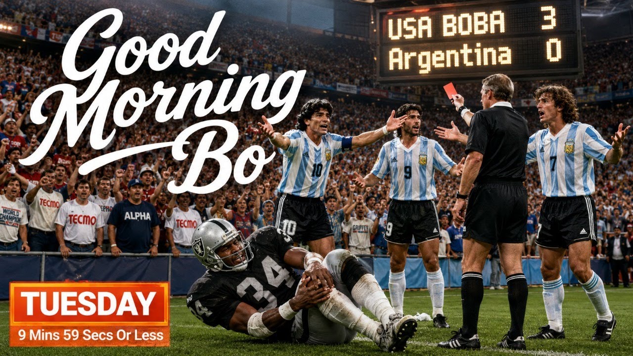 Bo Jackson Battle Arena Tuesday Show | Good Morning Bo! 9 Minute Edition