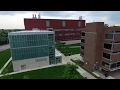 UMass Lowell North campus aerial view