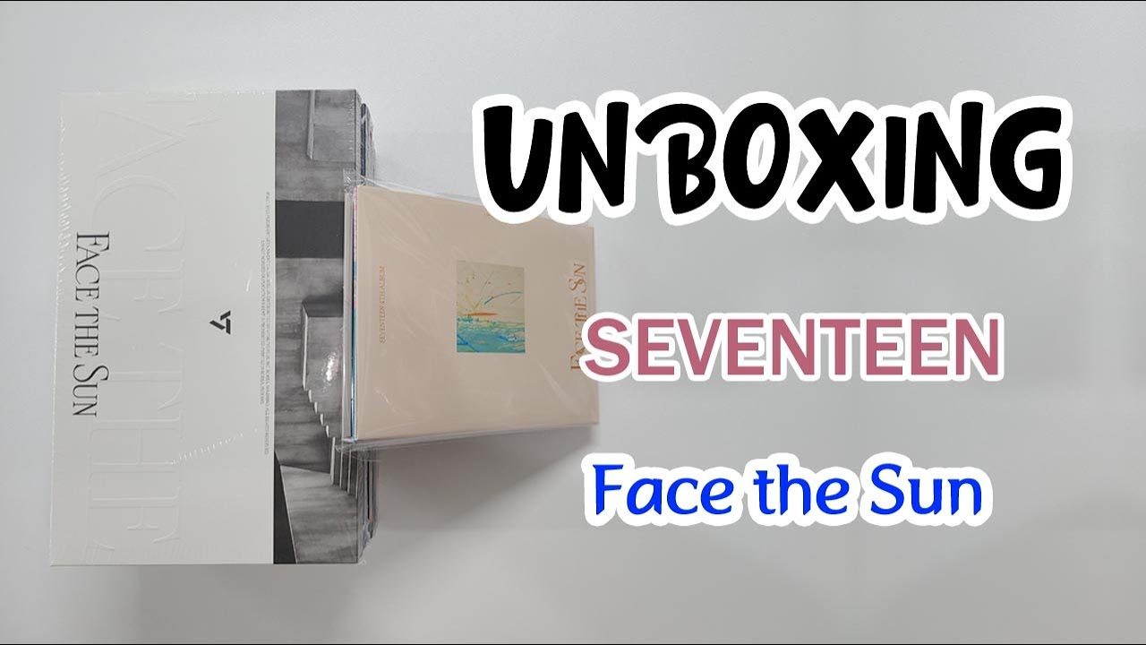 세븐틴 SEVENTEEN 4집 Face the Sun 앨범 5종 및 캐럿 버전 Carat Ver 개봉 후기
