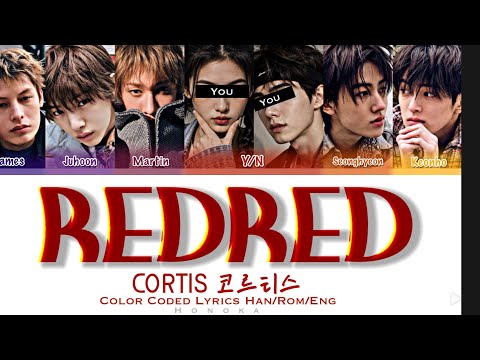 CORTIS (코르티스) - "REDRED" |You as a member/karaoke ver.| Color Coded Lyrics 