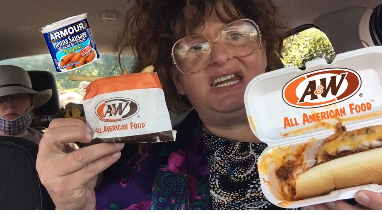 Crystal's Mukbang at A&W Restaurant with Debbie