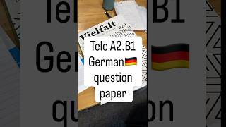 #viral #trending #germany #india #german Trlc A2.B1 German exam sample paper #ytshorts #shorts