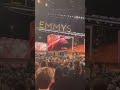 The loudest and wildest applause when Stephen Colbert won Emmy