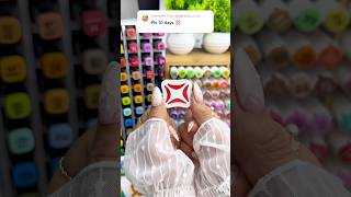 Viewer Requested: 10 Days Sticker #art #sticker #diy #satisfying #craft #stickerart #youtubeshorts