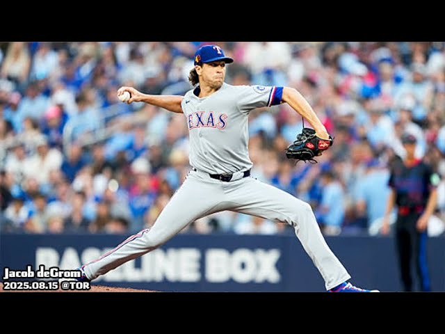 復調】ジェイコブ・デグロム 全投球ダイジェスト(2025.08.15 @TOR