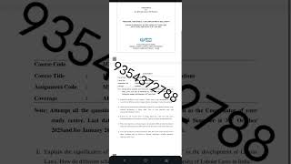 MMPH 4 ENGLISH MEDIUM SOLVED ASSIGNMENT 2025-26 | FOR PDF WHATSAPP ON 9354372788