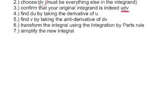 Lesson 7 4A Integration by Parts