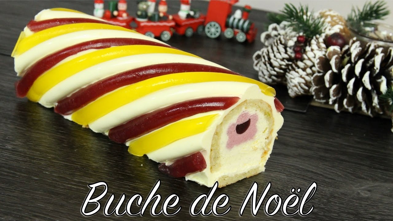 Recette Buche De Noel Tricolore Youtube
