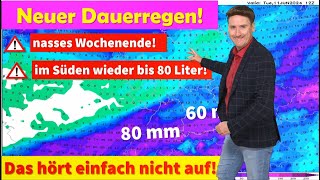 Weitere Todesopfer, neue Sturzfluten, über 100 mm! Heute Wetterberuhigung! ABER: Neuer Dauerregen!