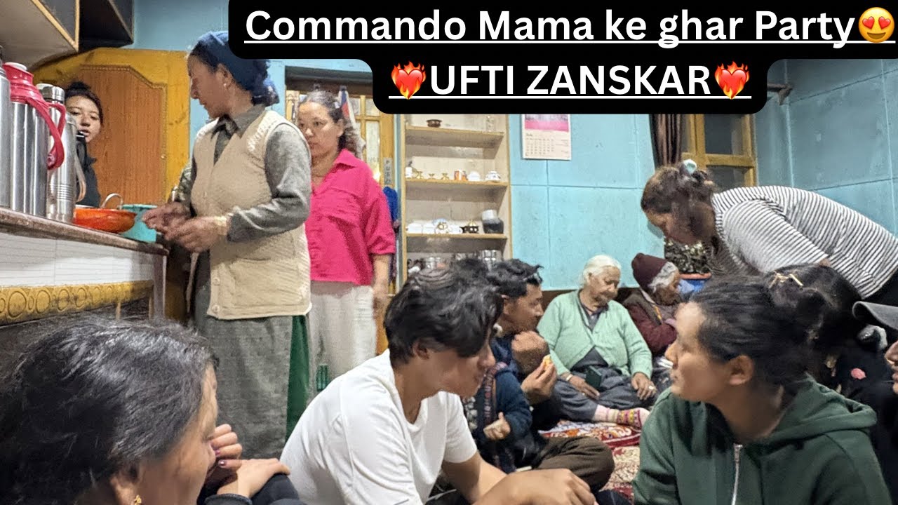 Commando Mama ke Ghar Kiya Party 🥳 Ufti Zanskar ll Ep~06 