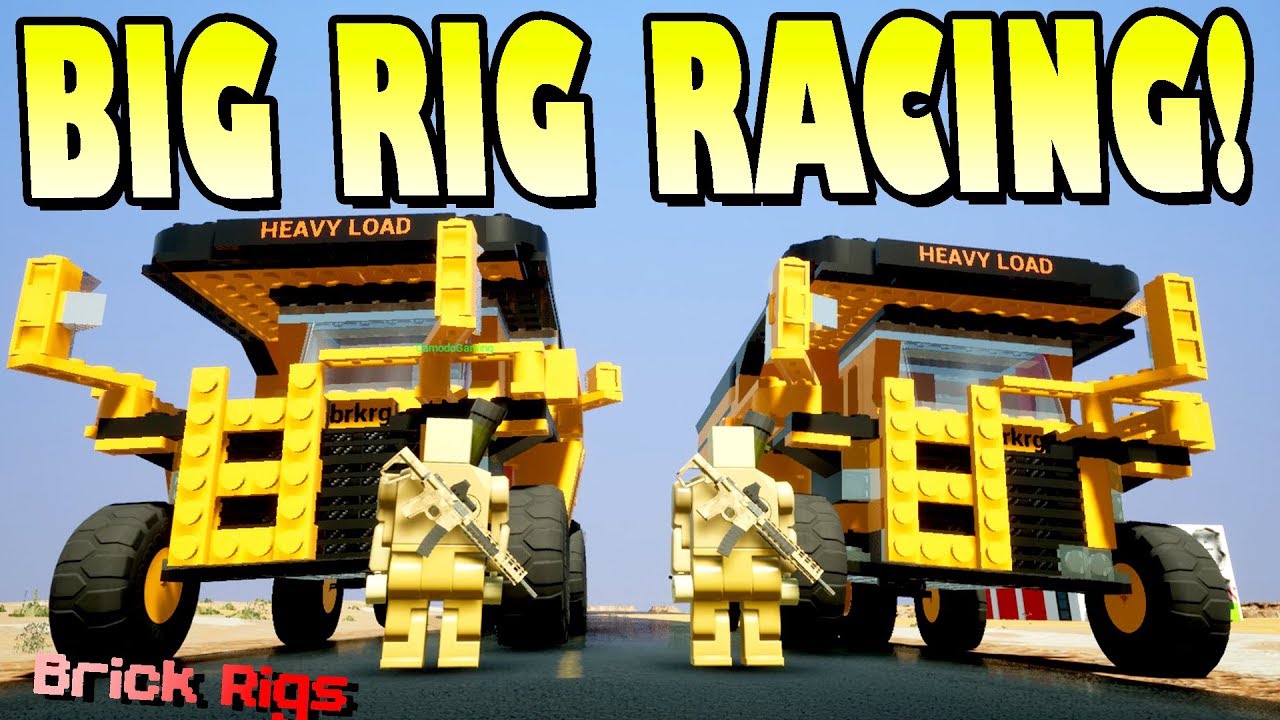 BIG VEHICLES, SMALL ROADS RACE! - Brick Rigs Multiplayer Gameplay Ep6 ...
