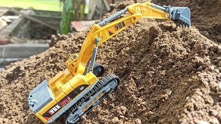 Mainan Kontruksi Anak Excavator, Crane Truck Toys Construction Excavator