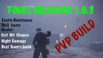 The Division 1.8.3 My new monster team