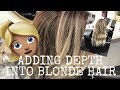 ADDING DEPTH INTO BLONDE HAIR | BEADED WEFT EXTENSIONS