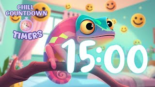 15 minute Chill Countdown Timer for Focus and Study
