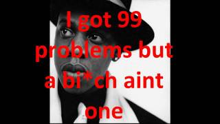 99 Problems  Jay Z, Explicit lyrics on screen HD