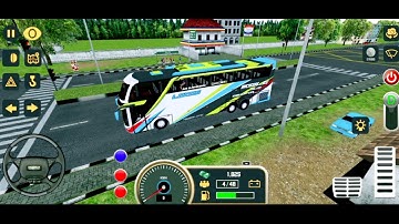 Mobile bus simulator locos bus driving game Android gameplay