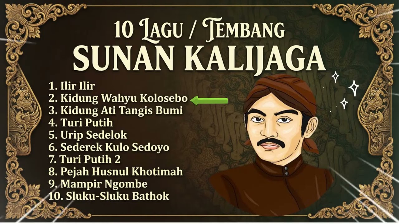 LAGU SUNAN KALIJAGA PALING SYAHDU | TEMAN KERJA