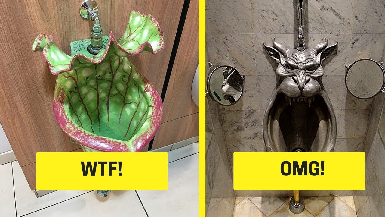 🤣 Weird Pictures Of Toilets These Urinals Will Have You Saying WTF! 🤣 YouTube