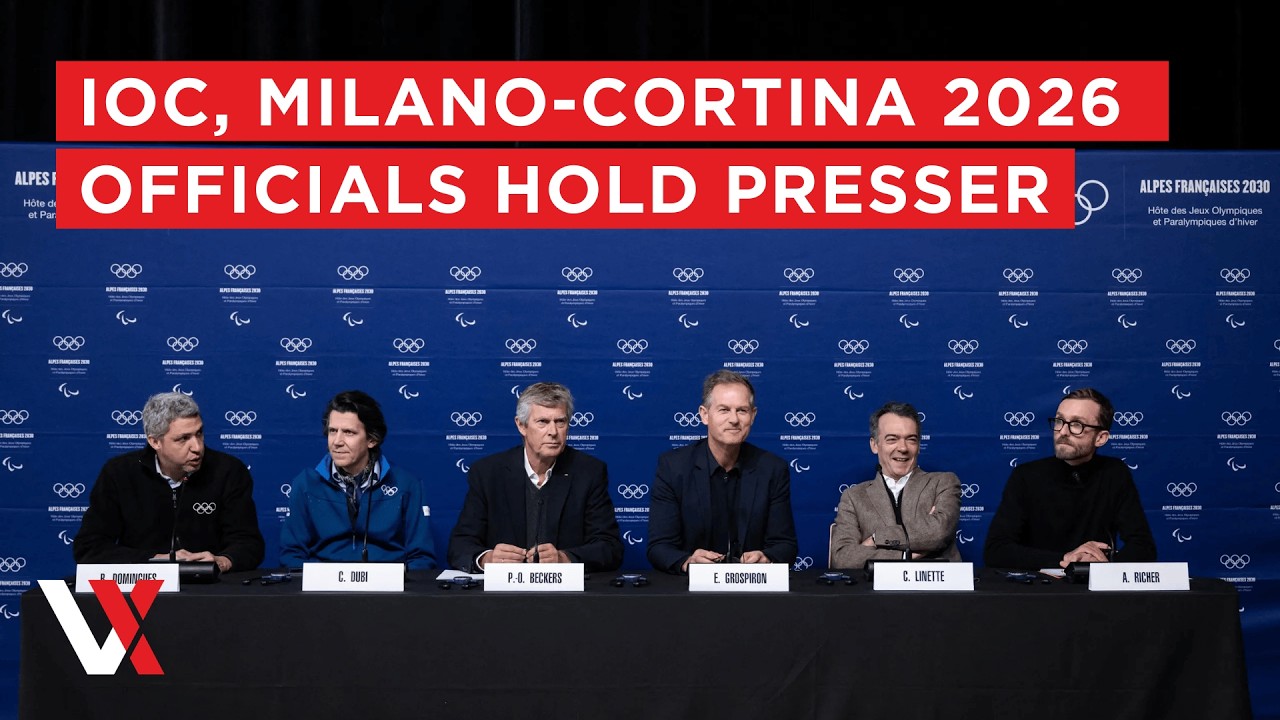 LIVE | IOC & Milano-Cortina 2026 Officials Hold Joint Presser In Milan | VERTEX