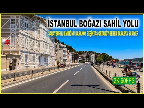 İstanbul Eminönü Karaköy Beşiktaş Ortaköy Bebek Emirgan İstinye Sarıyer sahil yolu boğaz turu |