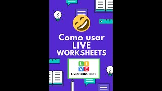COMO USAR LIVEWORKSHEETS 1. Registrarse