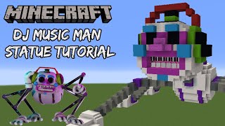 Minecraft Tutorial: DJ Music Man Statue (Five Nights at Freddy's: Security Breach)
