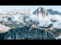 WE SLEPT ON TOP OF A MOUNTAIN! | Dolomites, Italy