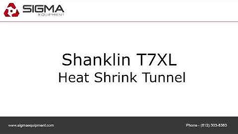 Shanklin T7XL Heat Shrink Tunnel.