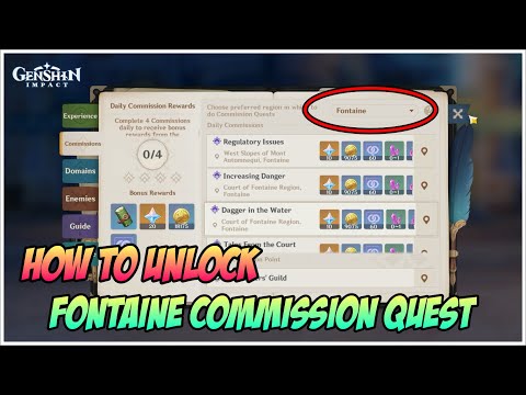 Fontaine's Quests in Genshin Impact: How to unlock daily quests - Aroged