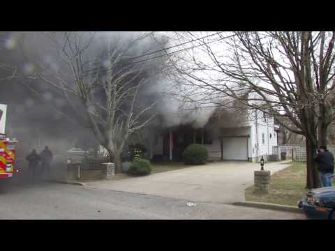 Brentwood (New York) Fire Department, tackles afternoon structure fire